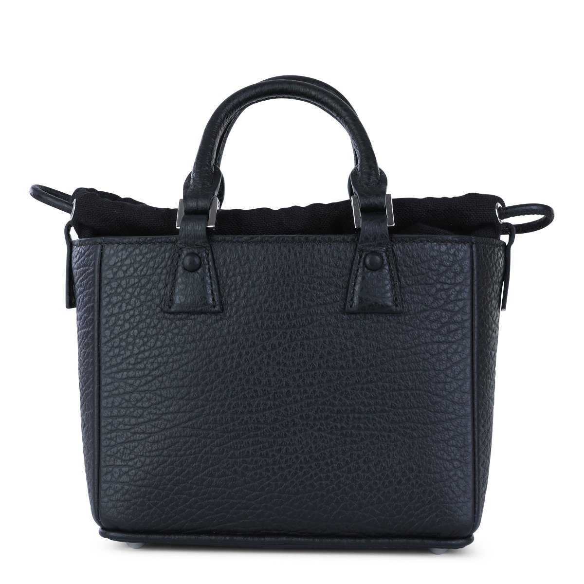 Maison Margiela Structured Black Bag Zwart