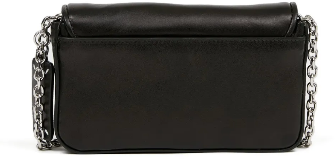 Maison Margiela Glam Slam Embroidery Flap Mini Black Zwart