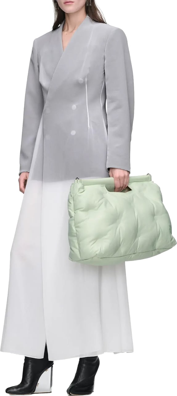 Maison Margiela Glam Slam Classique Large Off White Wit