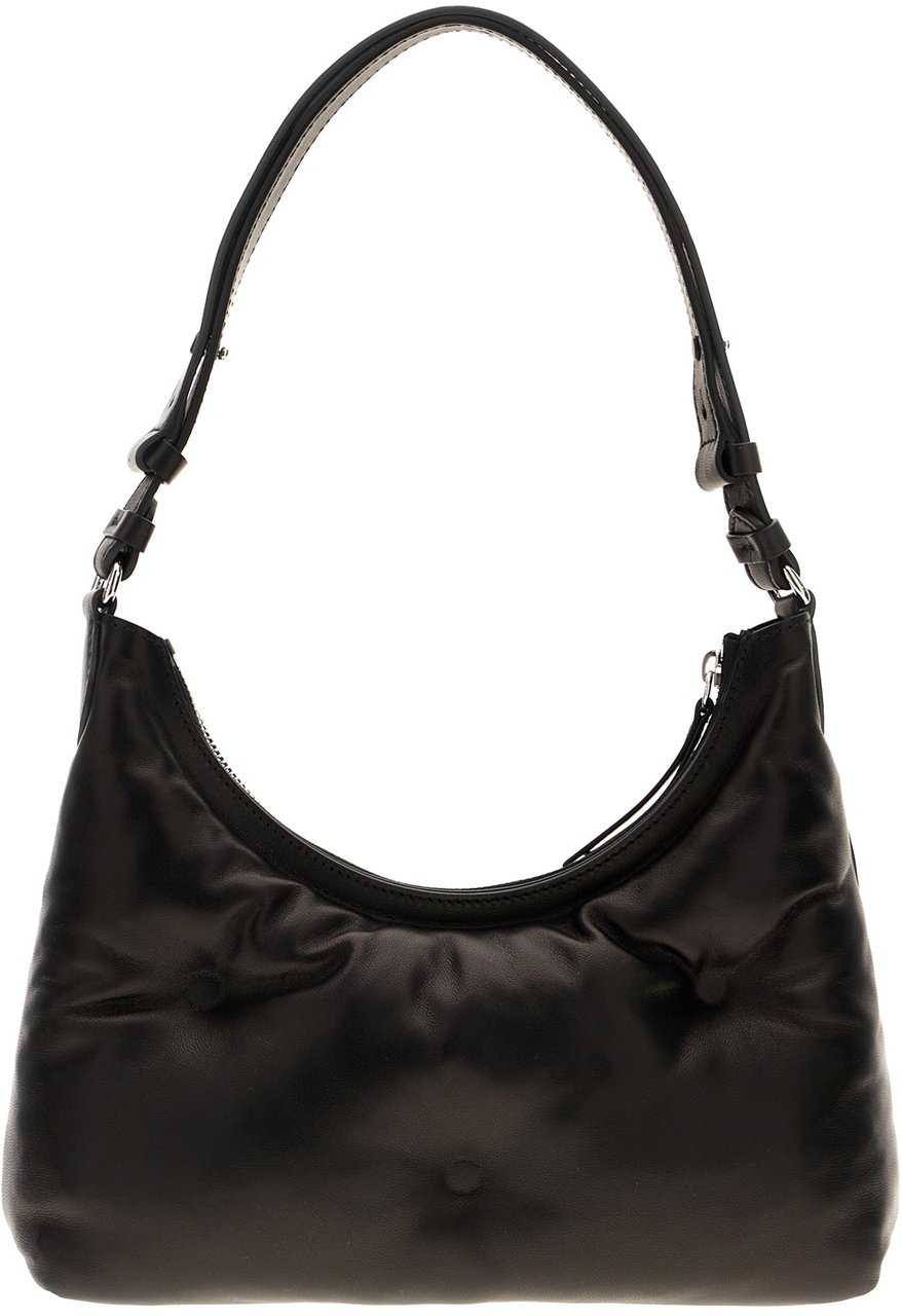 Maison Margiela Dark browne leather shoulder bag Bruin