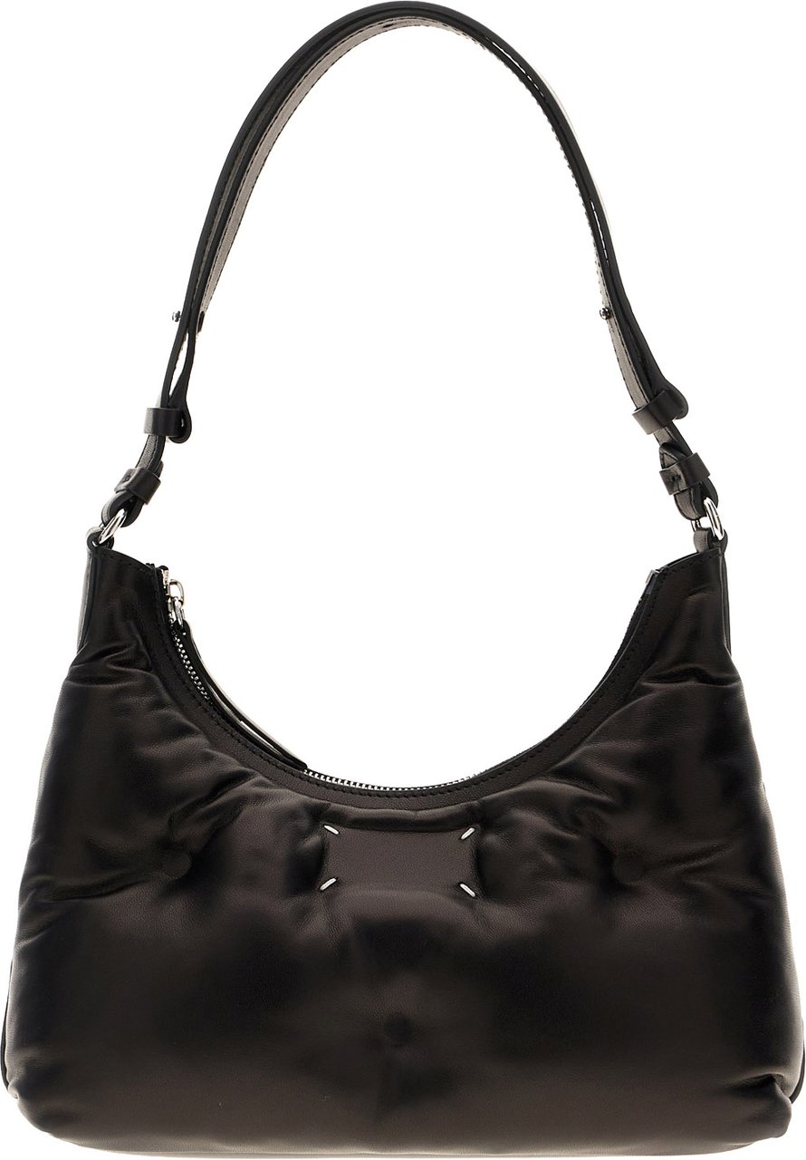 Maison Margiela Dark browne leather shoulder bag Bruin