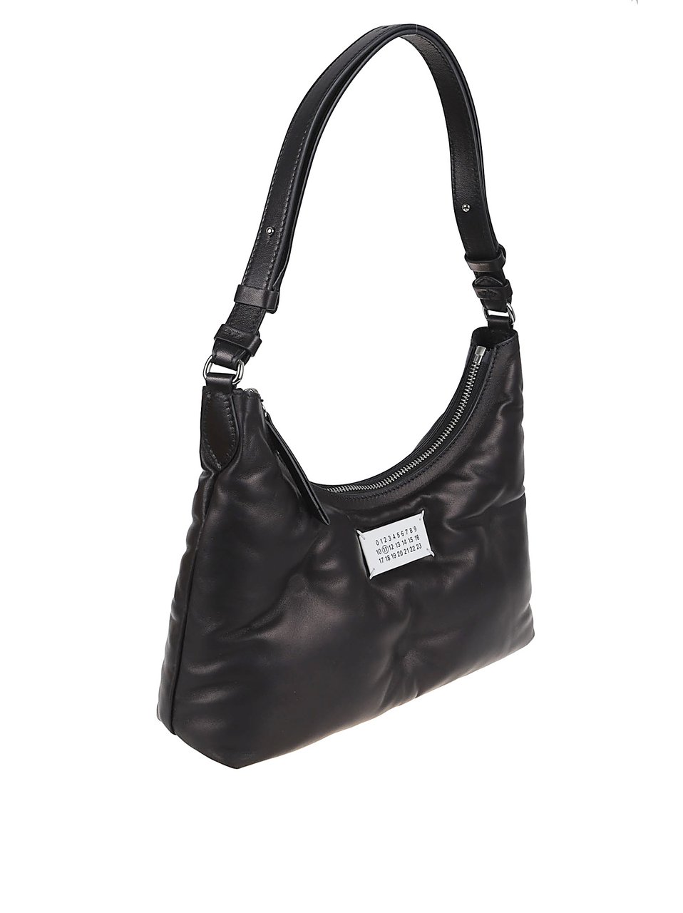 Maison Margiela Quilted Black Shoulder Bag Zwart