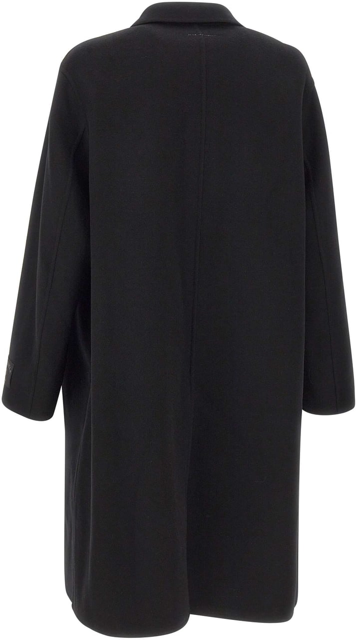 Maison Margiela Coats Black Zwart