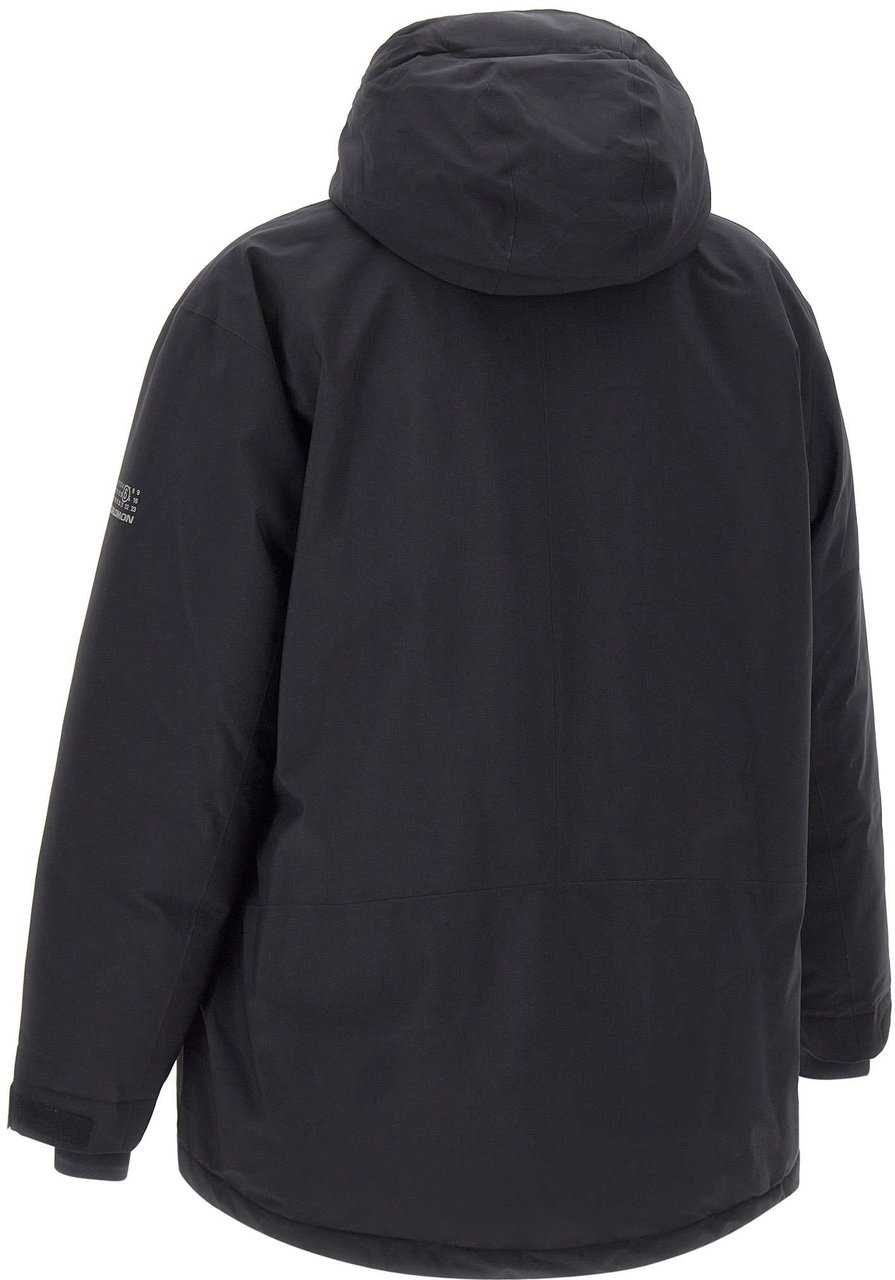 Maison Margiela Coats Black Zwart