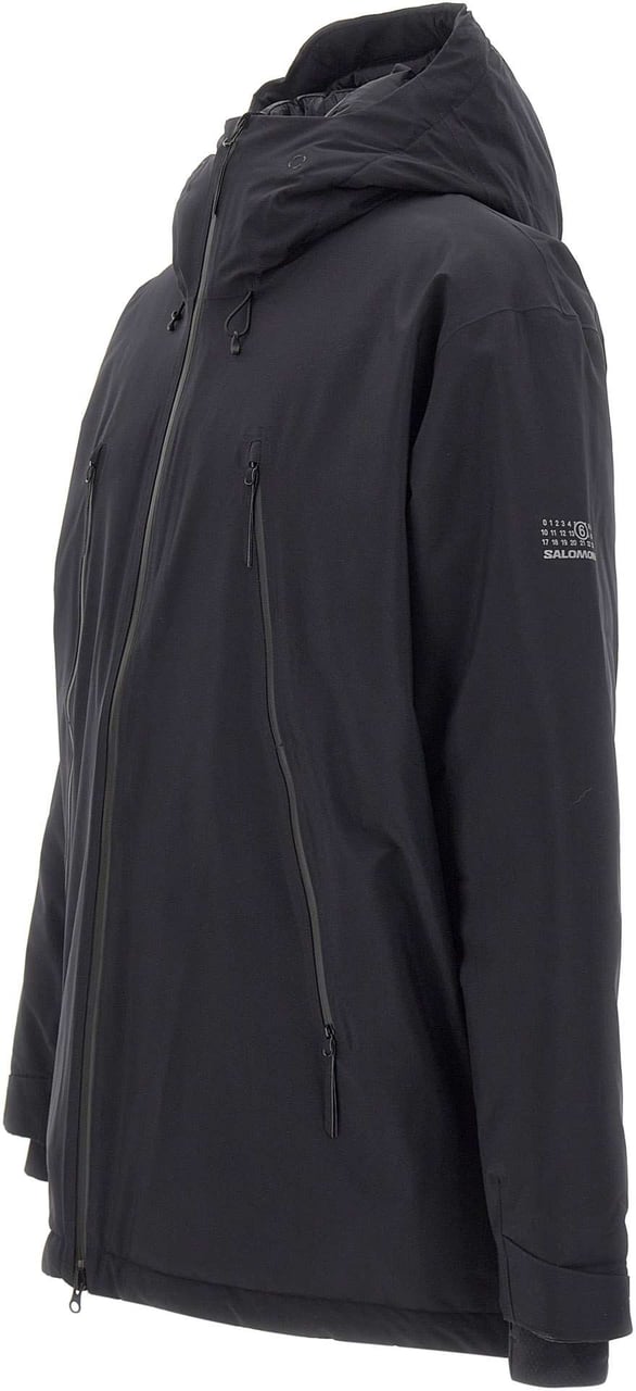 Maison Margiela Coats Black Zwart