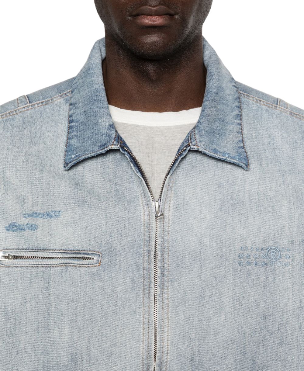 Maison Margiela Coats Grey Grijs