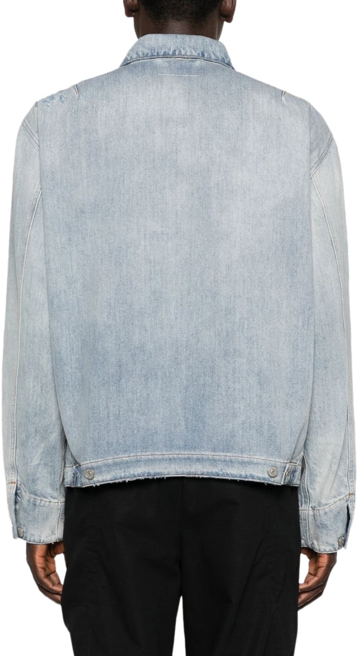 Maison Margiela Coats Grey Grijs