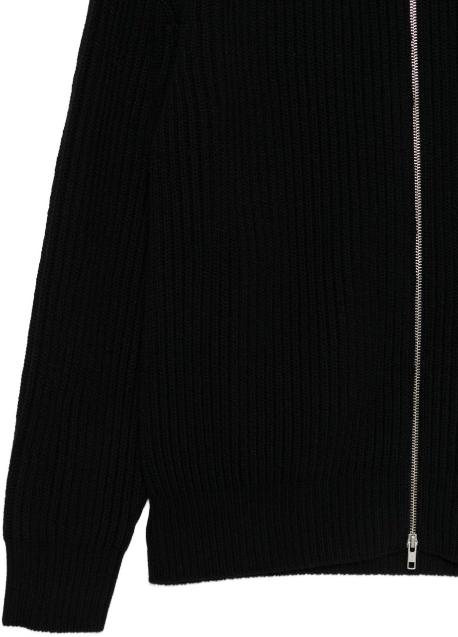 Maison Margiela Coats Black Zwart