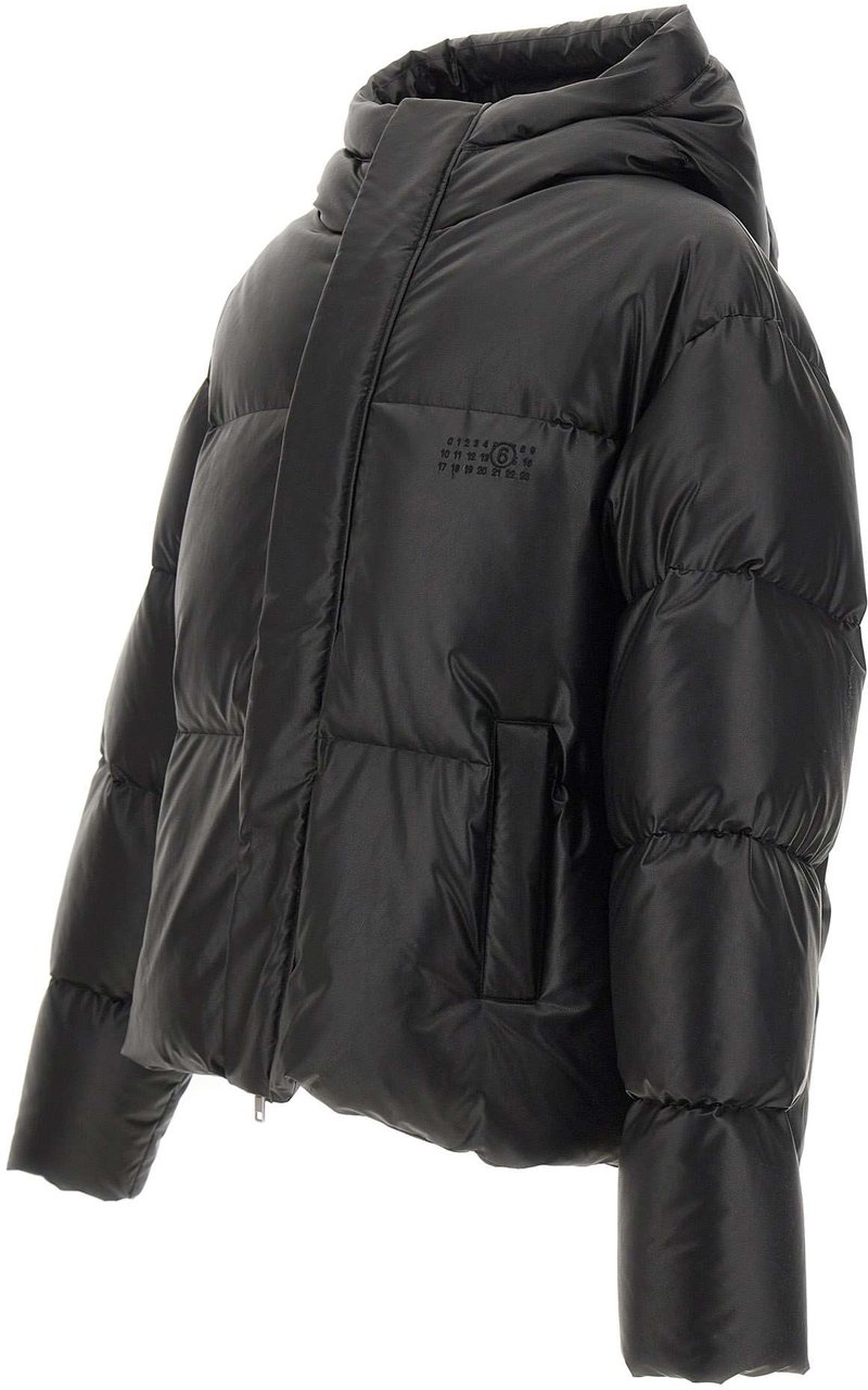 Maison Margiela Coats Black Zwart