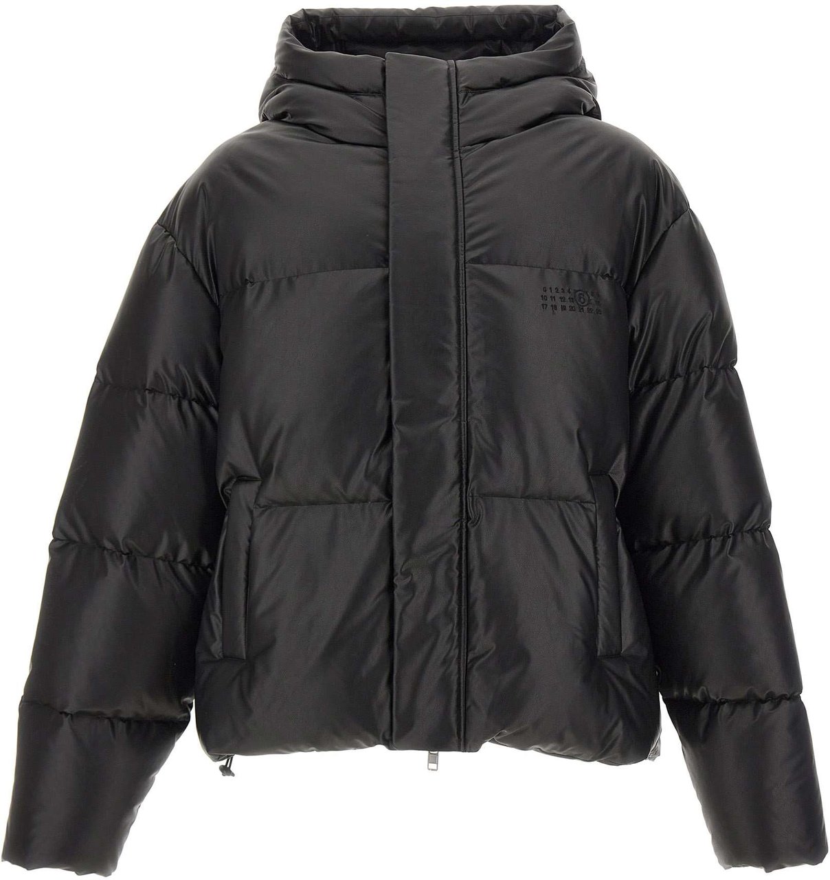 Maison Margiela Coats Black Zwart