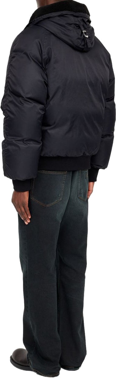 Maison Margiela Coats Black Zwart