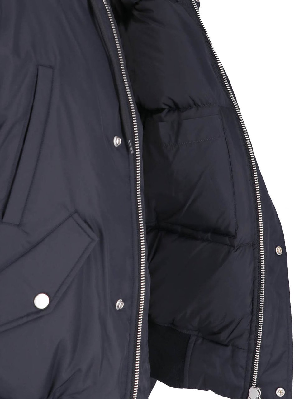 Maison Margiela Coats Black Zwart