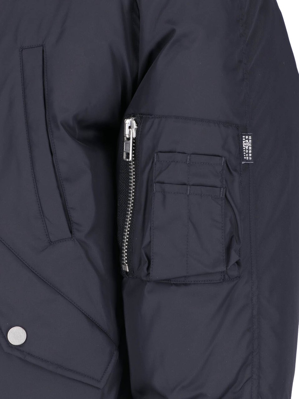 Maison Margiela Coats Black Zwart