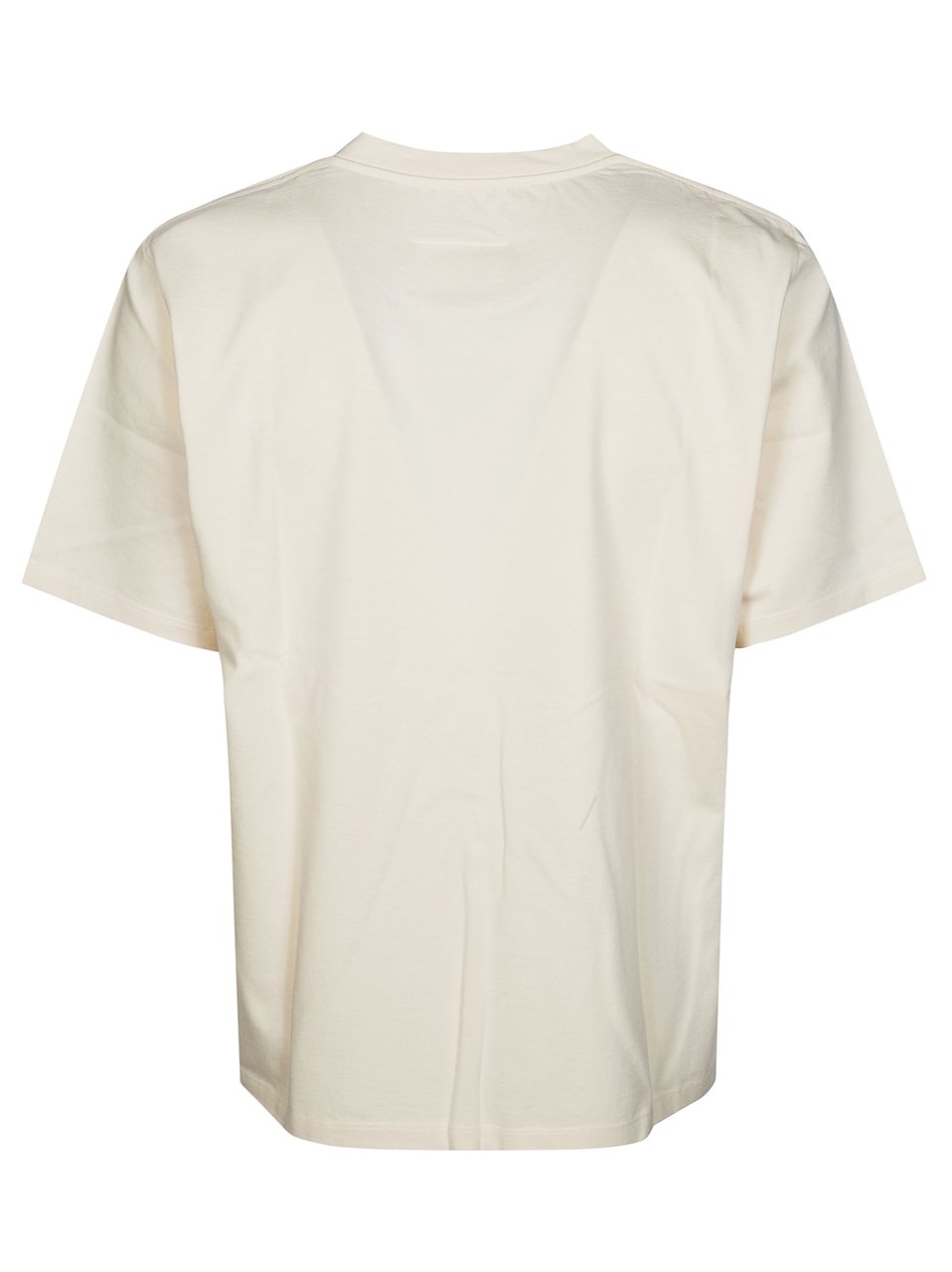 Maison Margiela Boxy Black Spray Paint Effect T-Shirt Zwart
