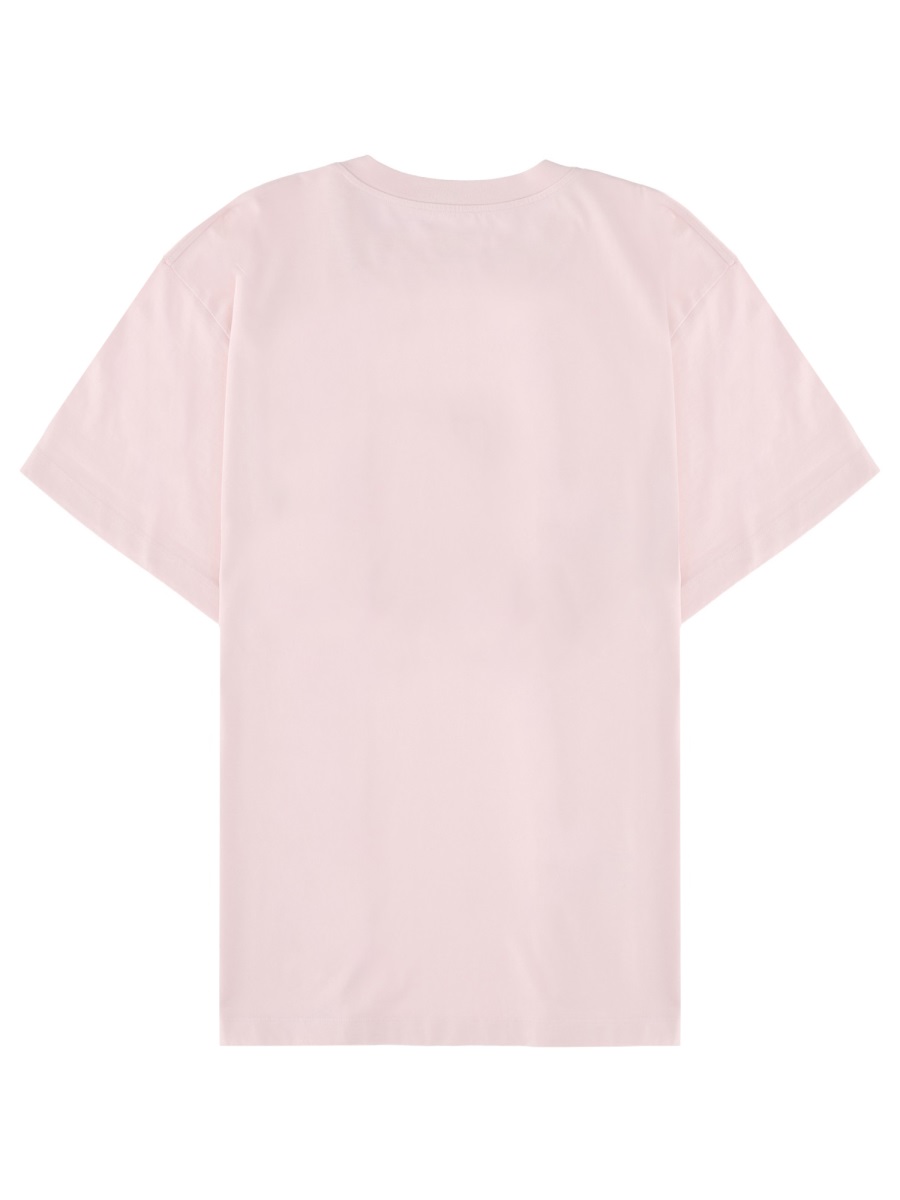 Maison Margiela Numeric Light Pink Patch T-Shirt Paars