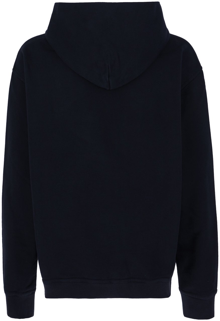 Maison Margiela Mm6 Black cotton sweatshirt Zwart