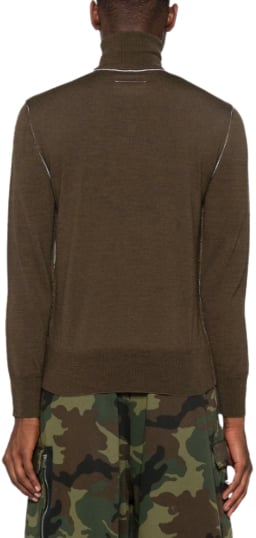 Maison Margiela Pullover Kaki Groen