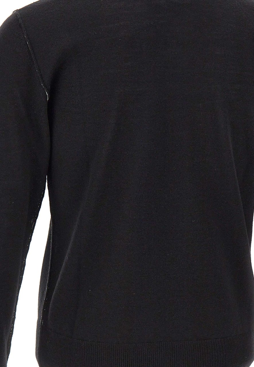 Maison Margiela Sweaters Black Zwart