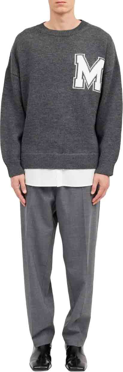 Maison Margiela Sweaters Grey Donkergrijs