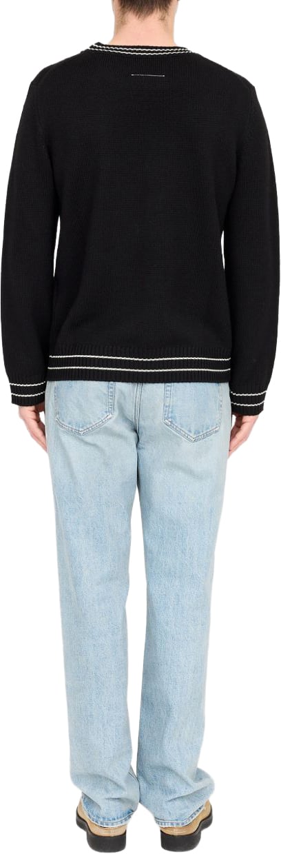 Maison Margiela Sweaters Black Zwart