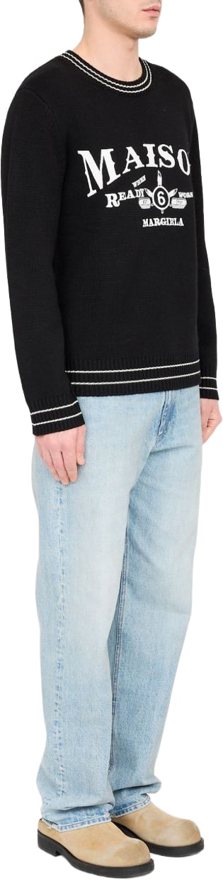 Maison Margiela Sweaters Black Zwart