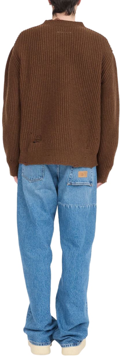 Maison Margiela Sweaters Brown Bruin