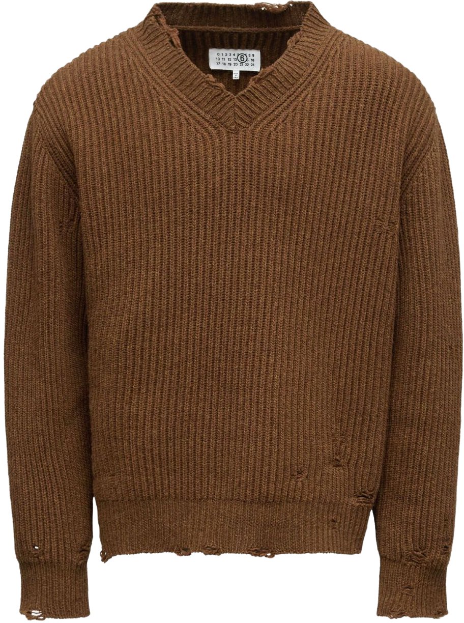 Maison Margiela Sweaters Brown Bruin