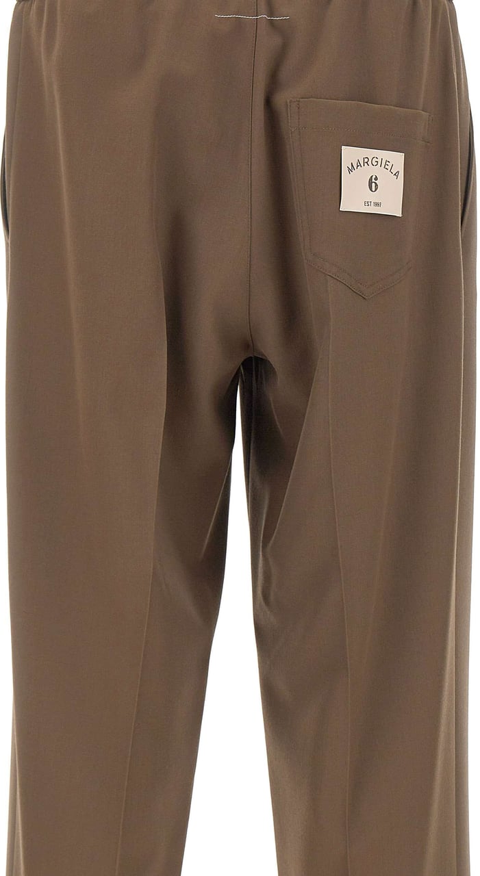 Maison Margiela Trousers Brown Beige