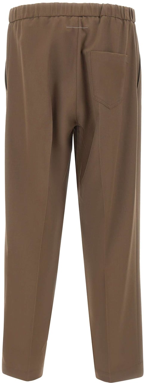 Maison Margiela Trousers Brown Beige