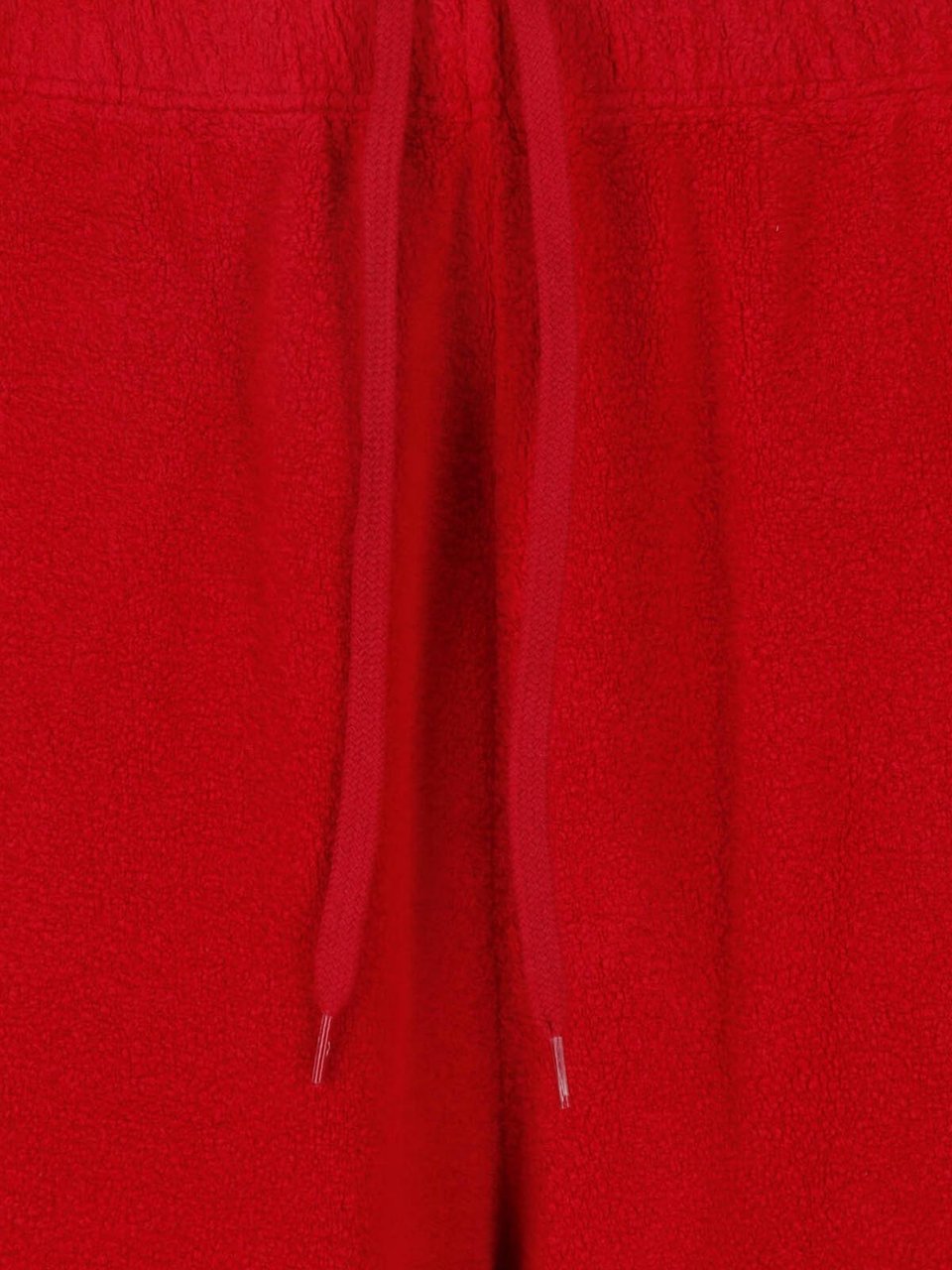 Maison Margiela Red Cotton Terry Straight-Leg Sweatpants Rood