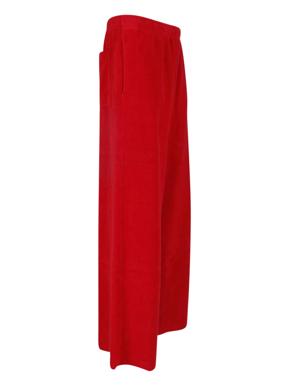 Maison Margiela Red Cotton Terry Straight-Leg Sweatpants Rood