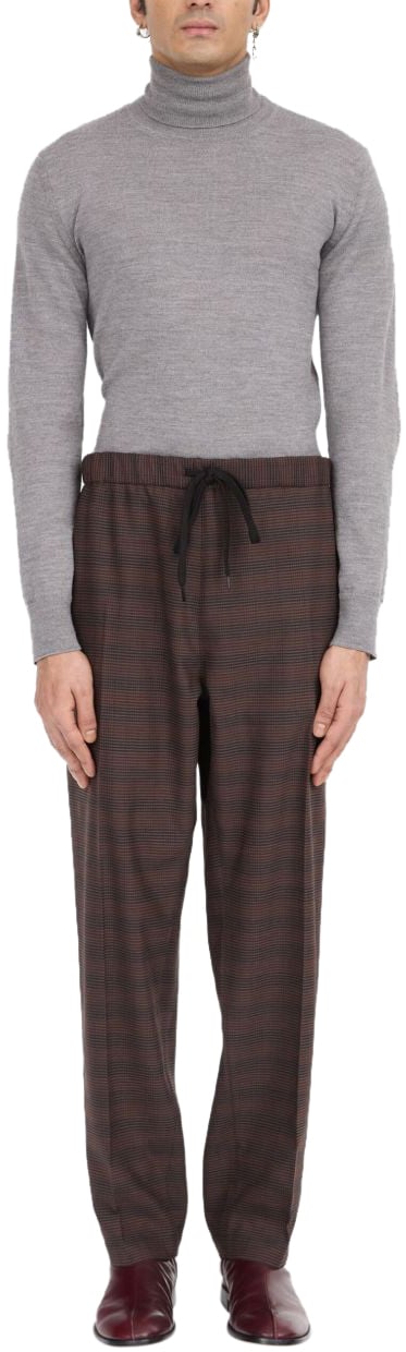 Maison Margiela Trousers Brown Bruin