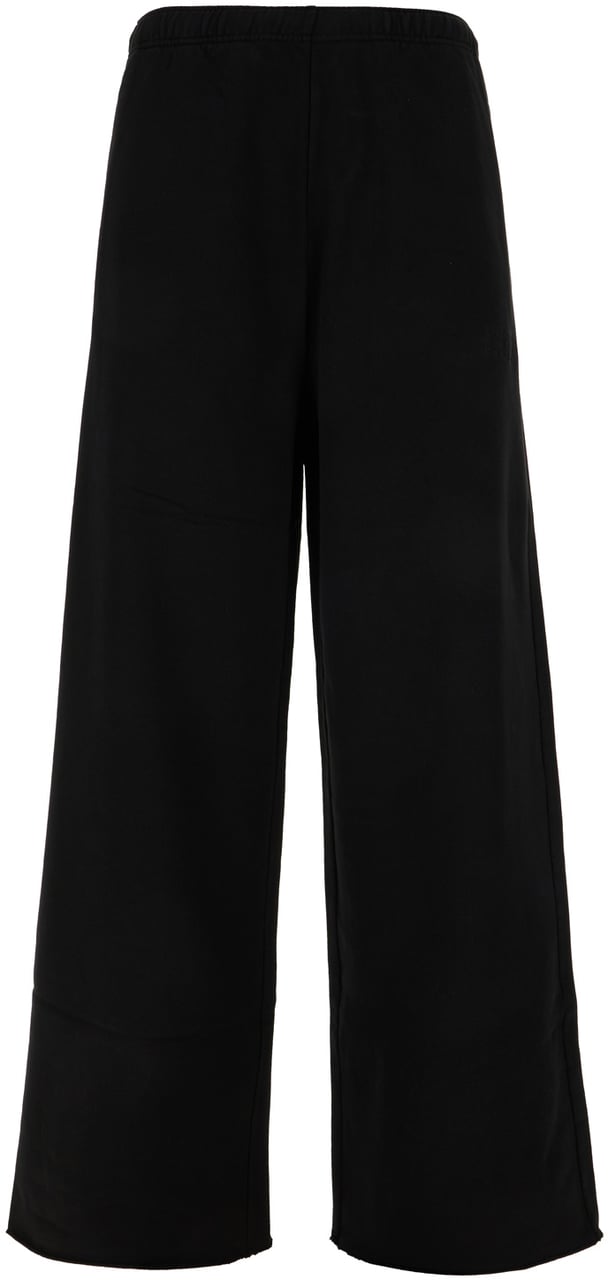 Maison Margiela Mm6 Black cotton joggers Zwart