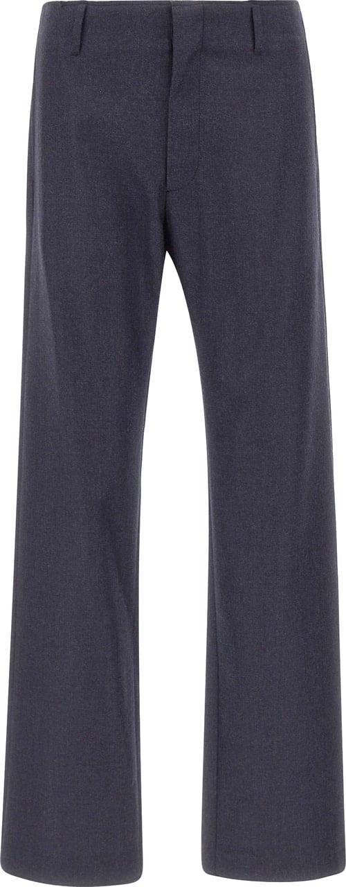 Maison Margiela Trousers Blue Navy