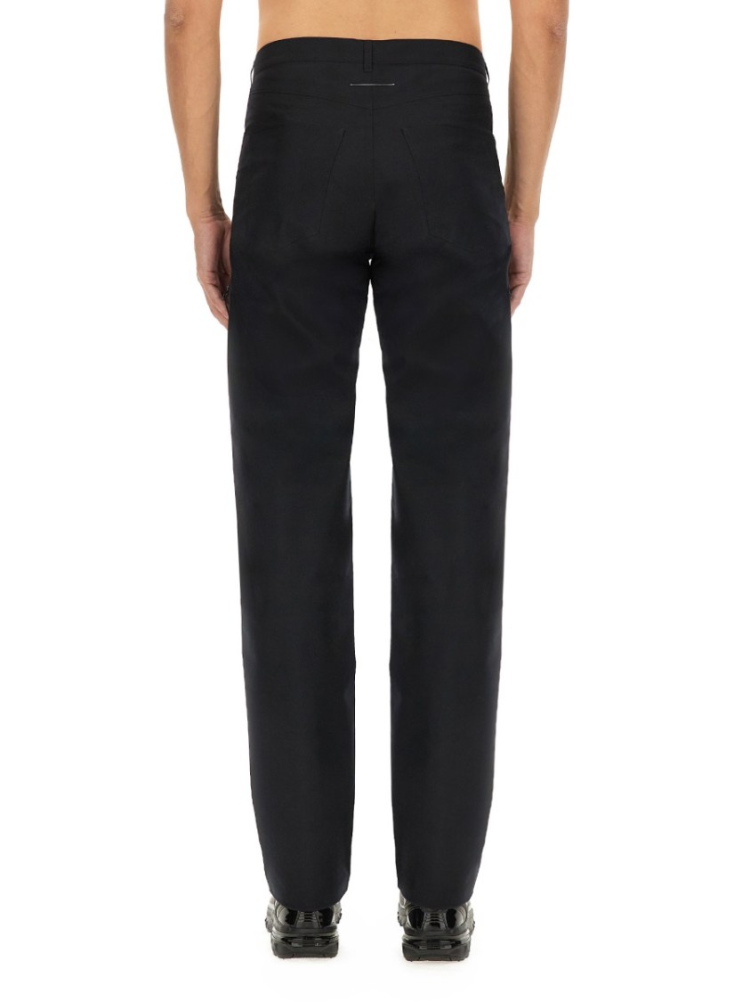 Maison Margiela Straight Leg Pants Zwart