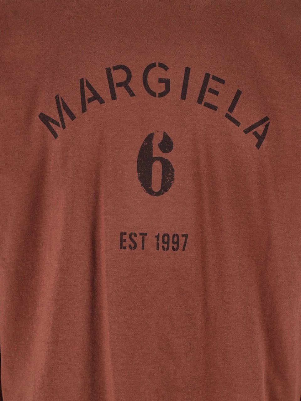 Maison Margiela Brown Cotton Reversible Long-Sleeve T-Shirt Bruin