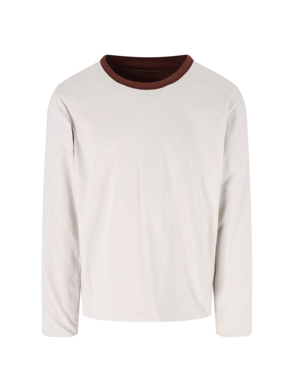 Maison Margiela Brown Cotton Reversible Long-Sleeve T-Shirt Bruin