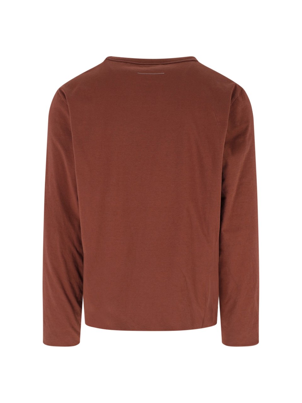 Maison Margiela Brown Cotton Reversible Long-Sleeve T-Shirt Bruin