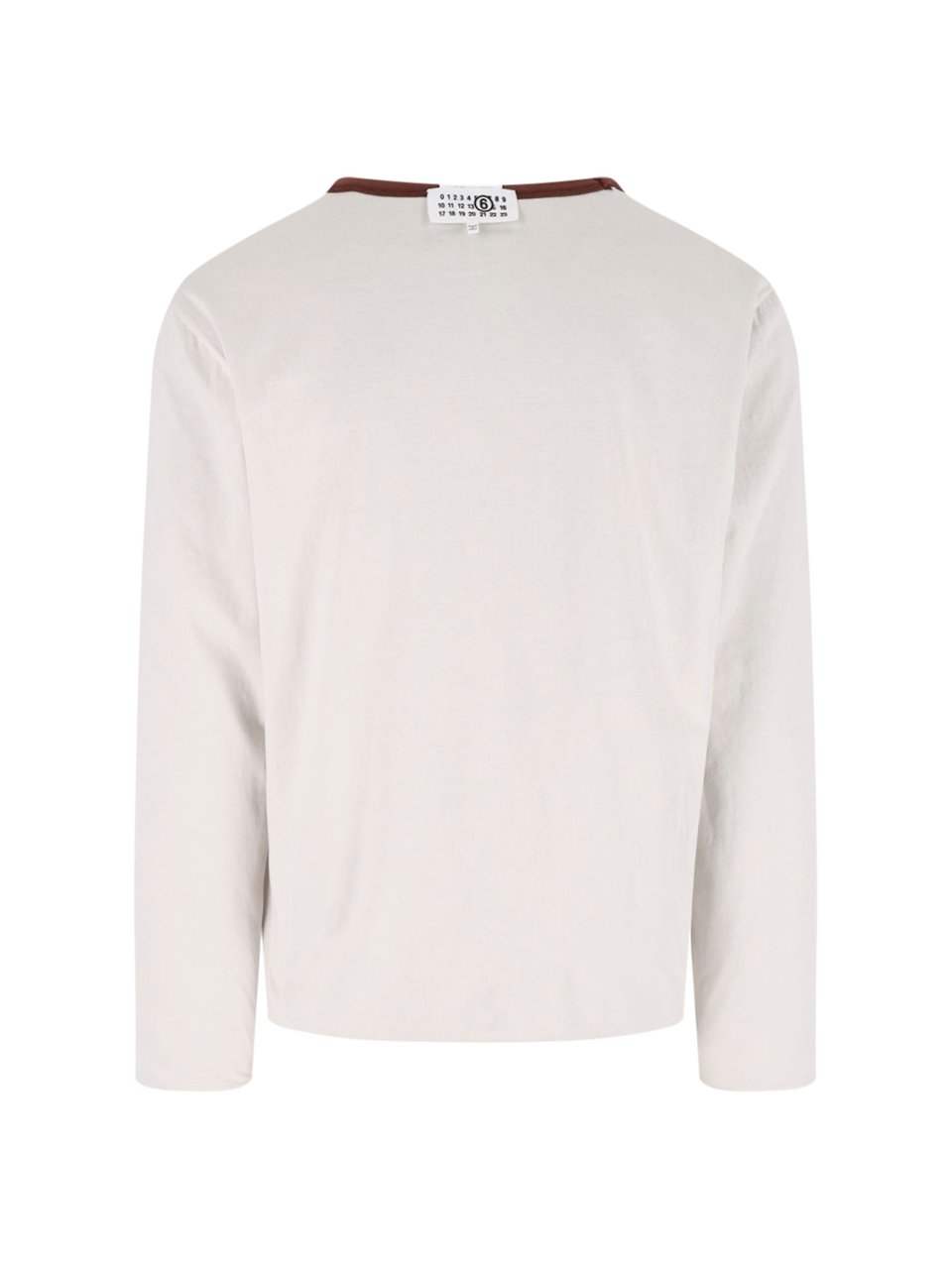 Maison Margiela Brown Cotton Reversible Long-Sleeve T-Shirt Bruin