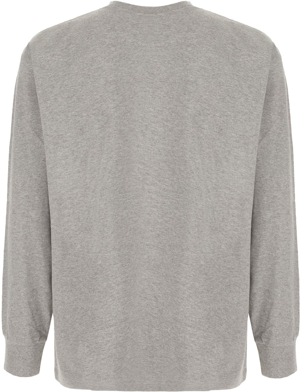 Maison Margiela Mm6 Melange grey cotton t-shirt Grijs