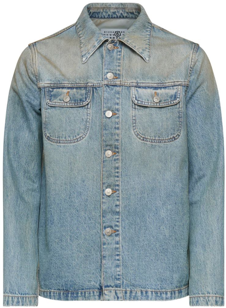 Maison Margiela Jackets Blu Lichtblauw