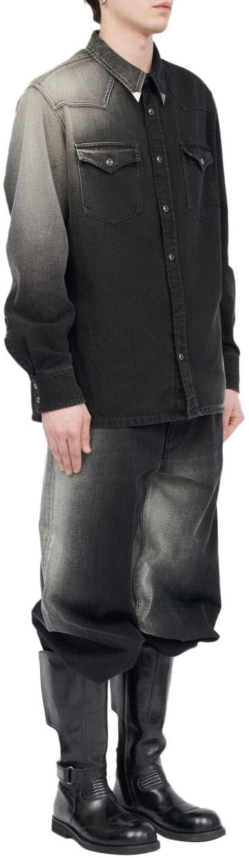 Maison Margiela Shirts Black Zwart