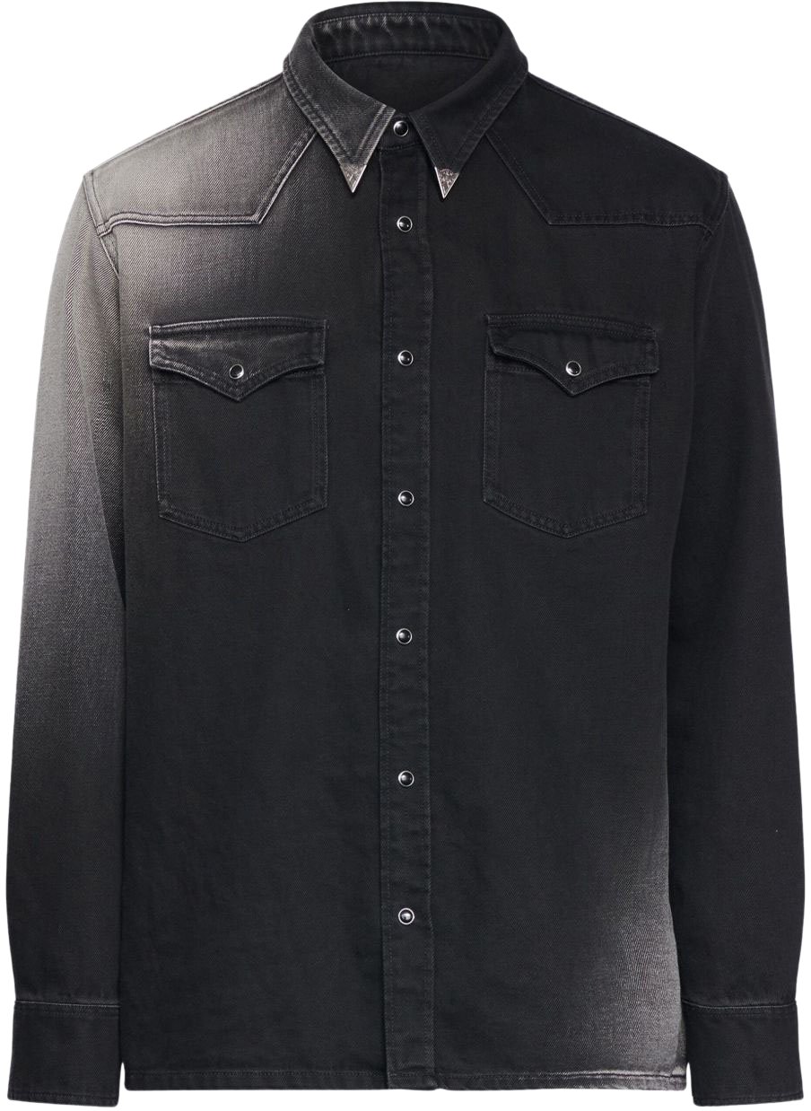 Maison Margiela Shirts Black Zwart
