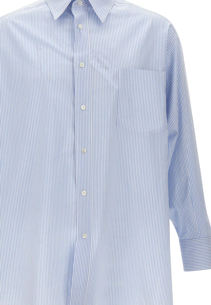 Maison Margiela Shirts Light Blue Lichtblauw