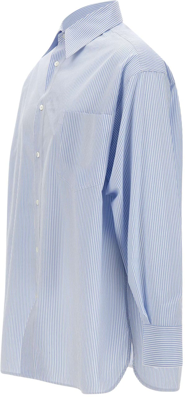 Maison Margiela Shirts Light Blue Lichtblauw