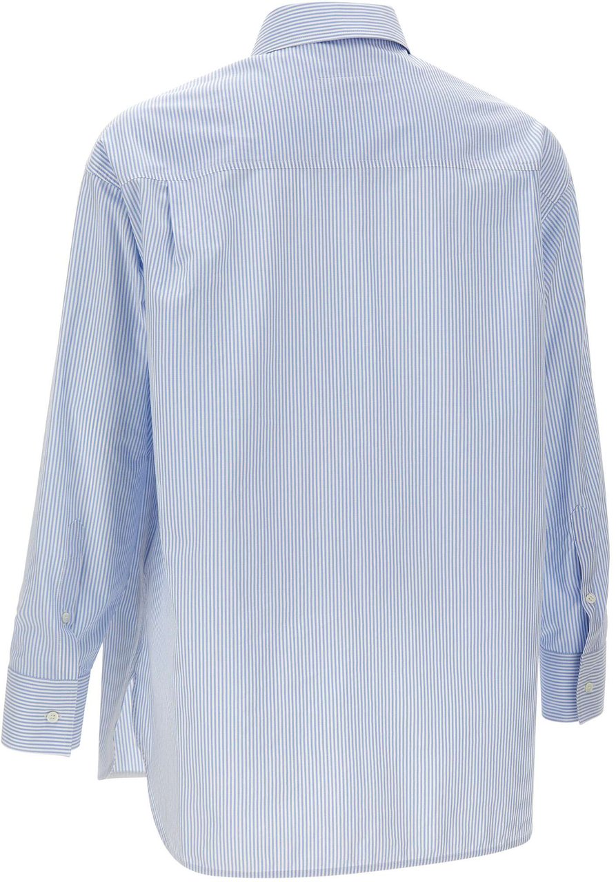 Maison Margiela Shirts Light Blue Lichtblauw