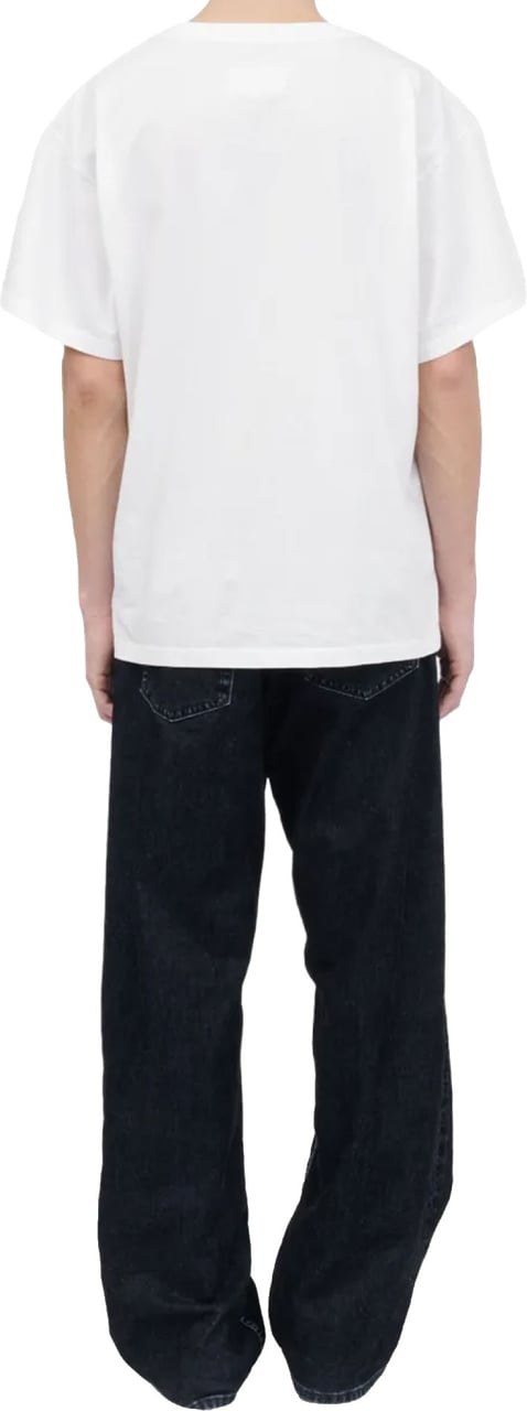 Maison Margiela Mm6 Numbers Logo T-shirt Wit