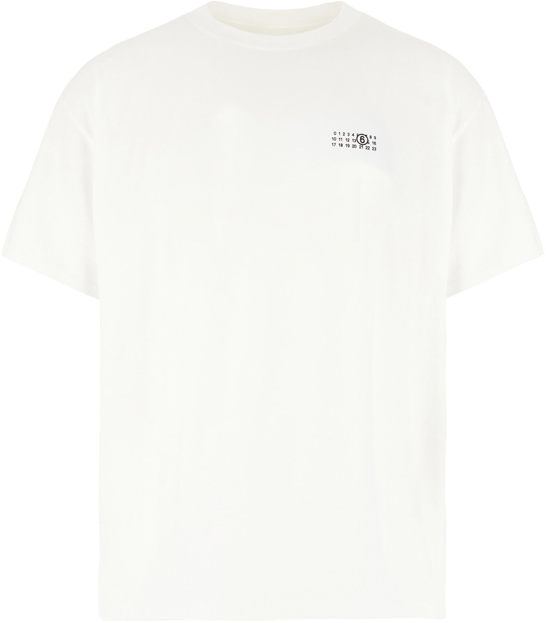 Maison Margiela Mm6 White cotton t-shirt Wit
