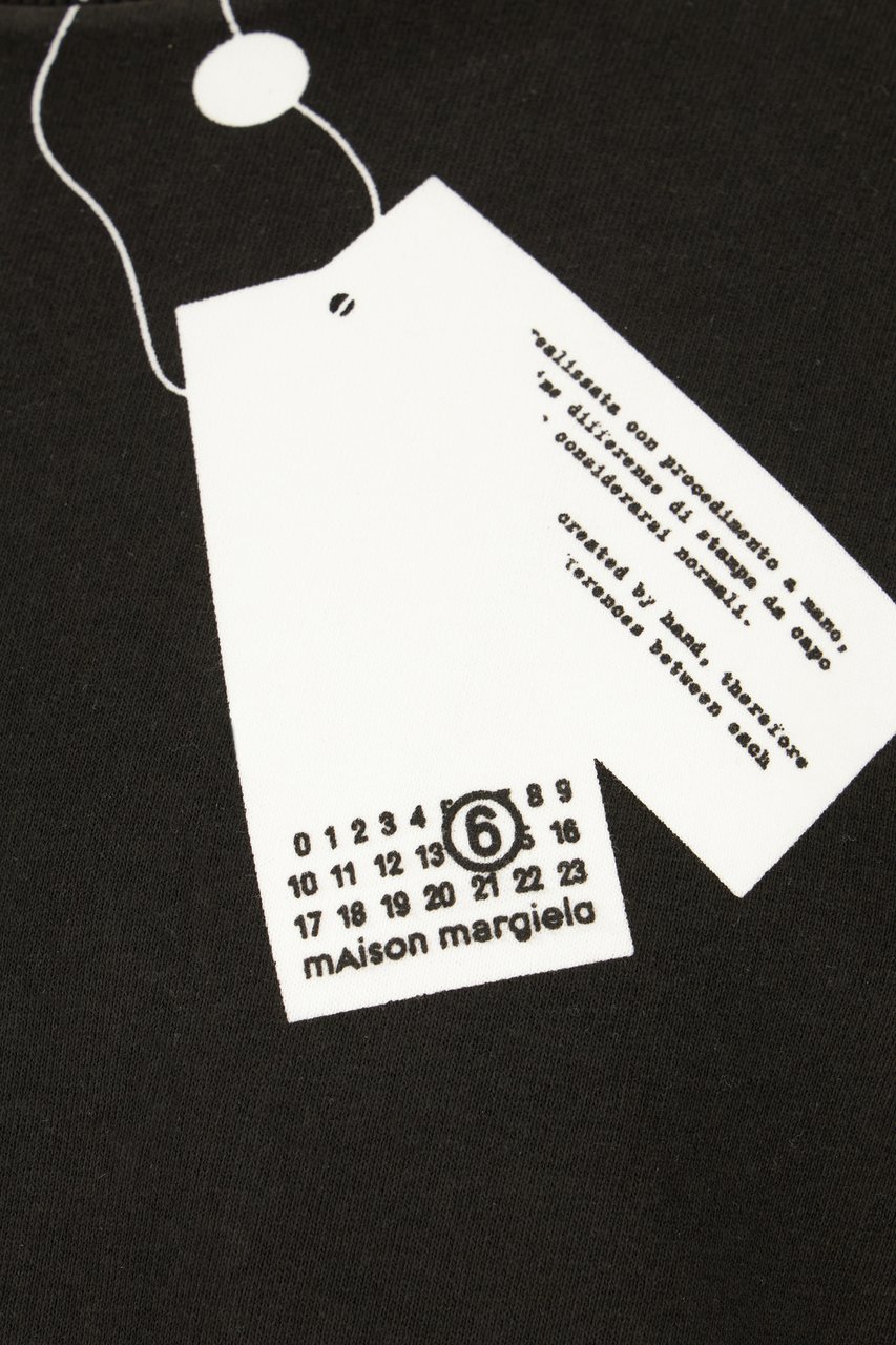 Maison Margiela Mm6 Two-tone cotton sweatshirt Divers