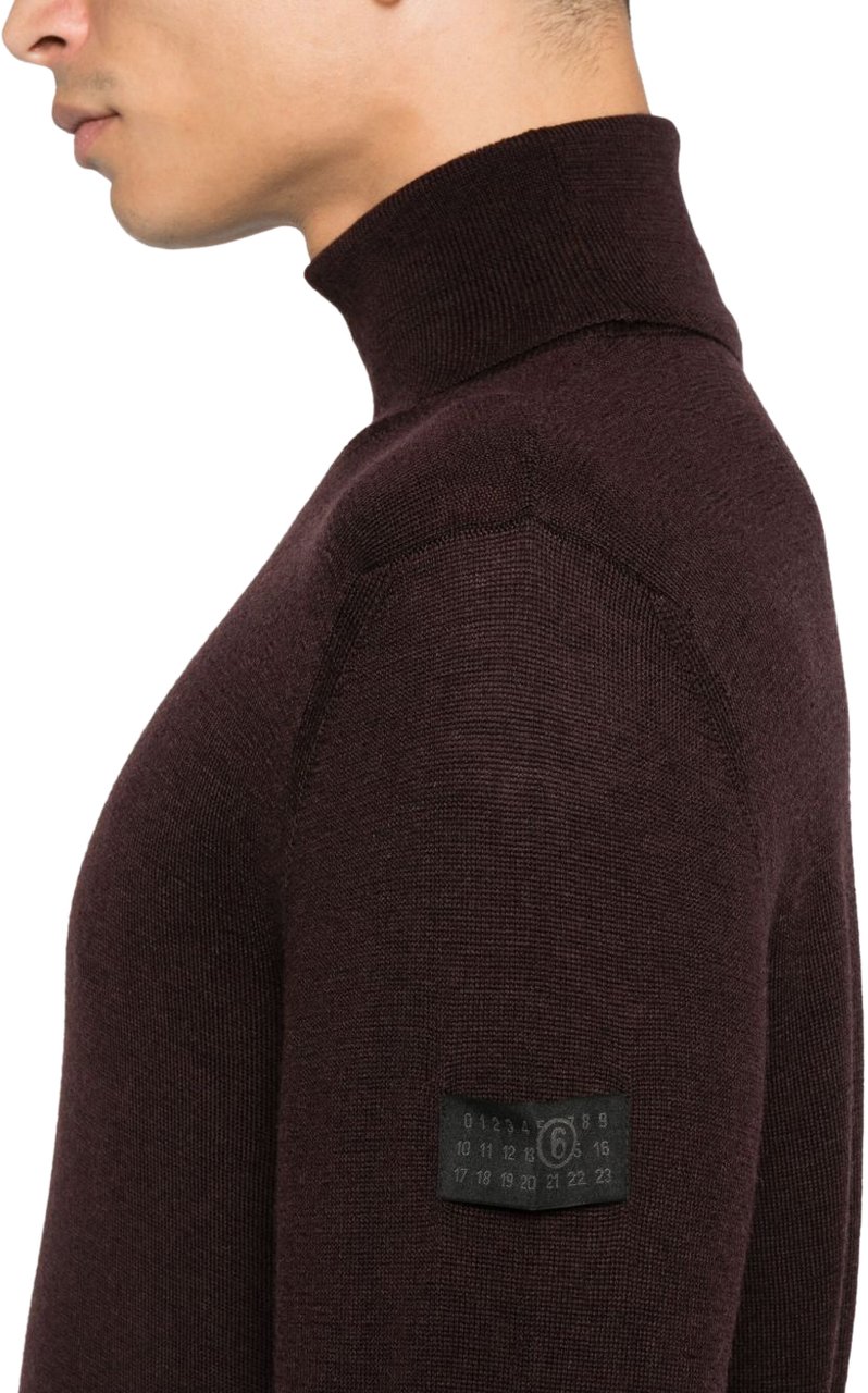 Maison Margiela Mm6 Maison Margiela Maglie Marrone Bruin